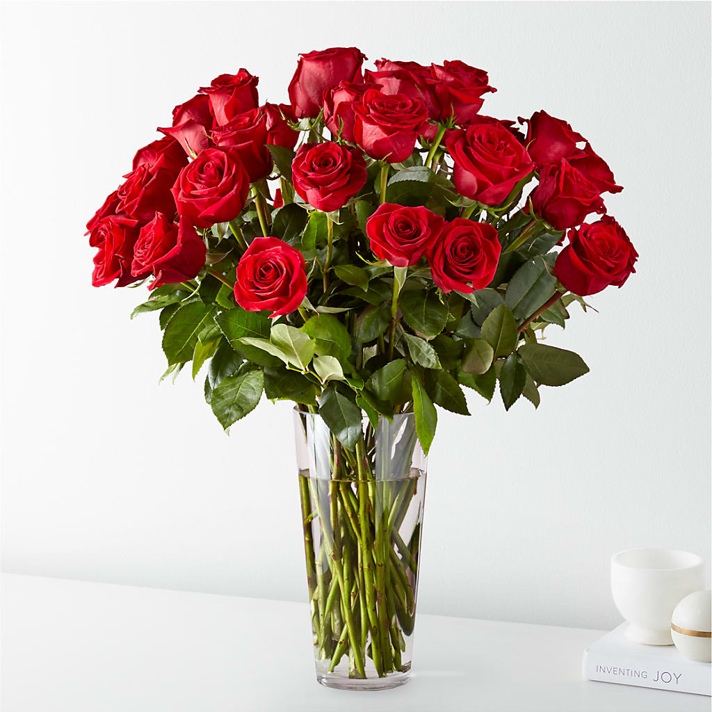 Long Stem Red Rose Bouquet – A Floral Gallery, Clayton MO