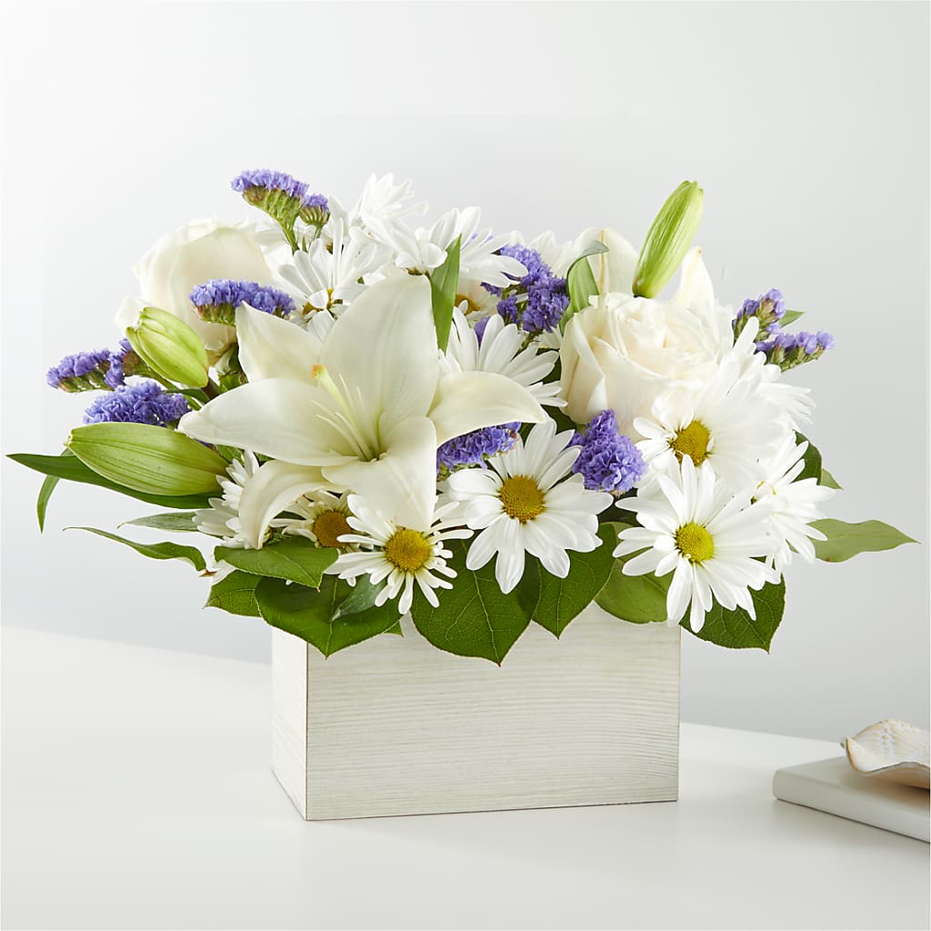 Beyond Blue Box Bouquet – A Floral Gallery, Clayton MO