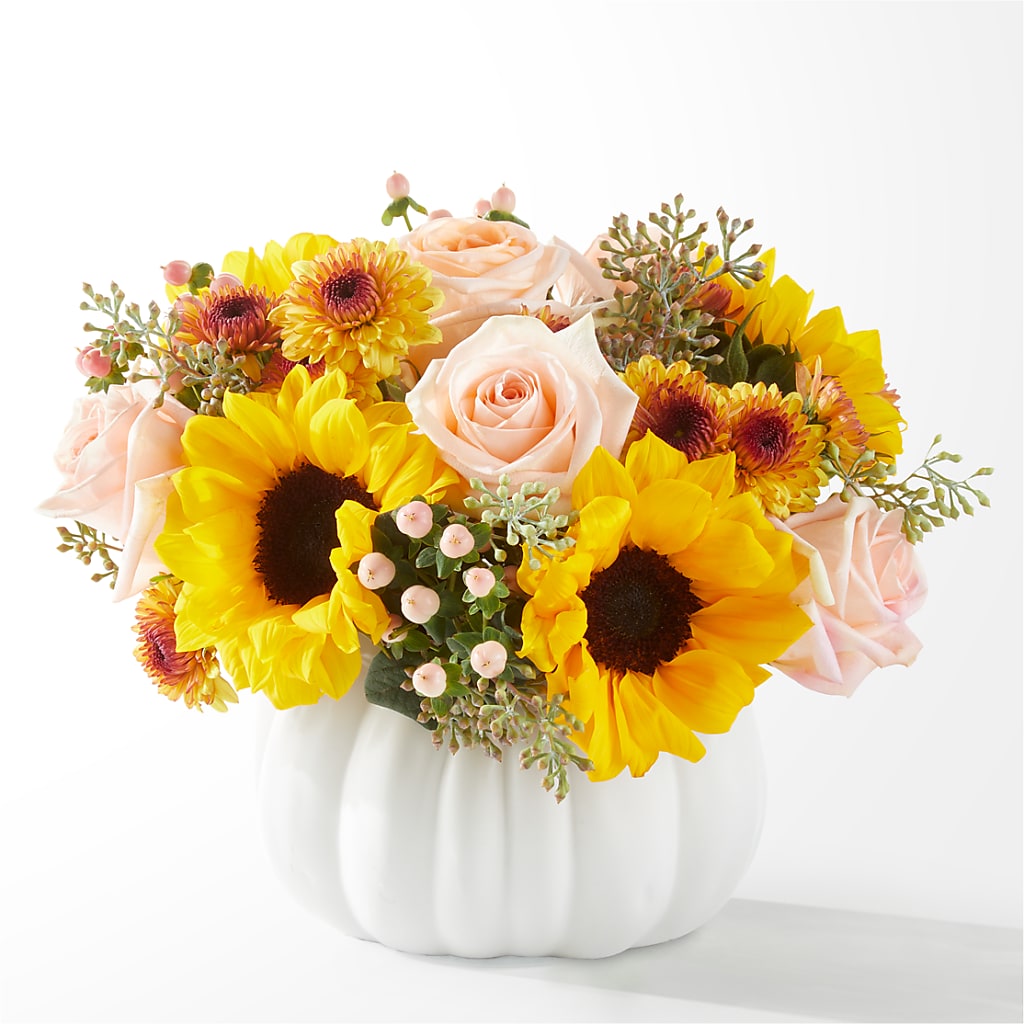 Pumpkin to Talk About Bouquet – A Floral Gallery, Clayton MO