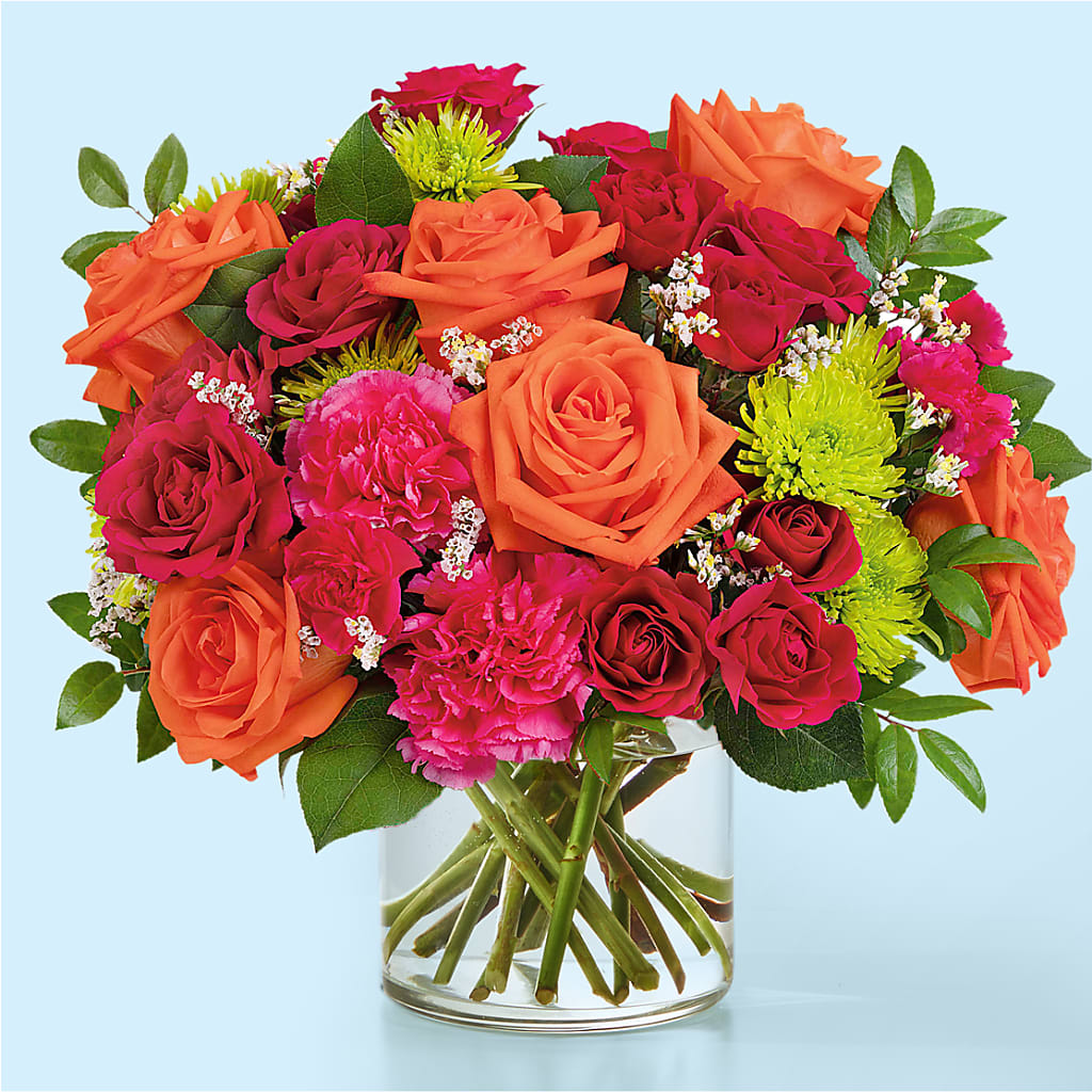 Colorful Carnival Bouquet – A Floral Gallery, Clayton MO