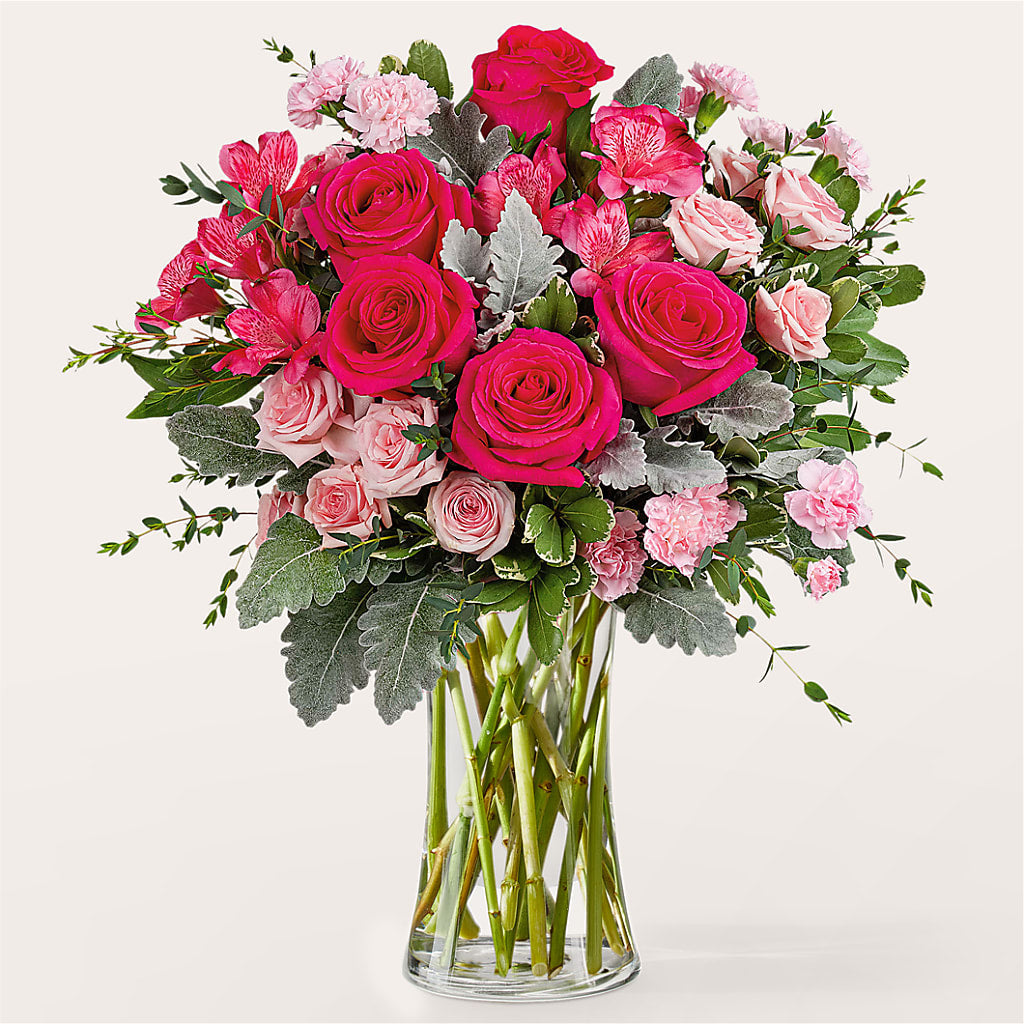 Tickled Pink Bouquet – A Floral Gallery, Clayton MO