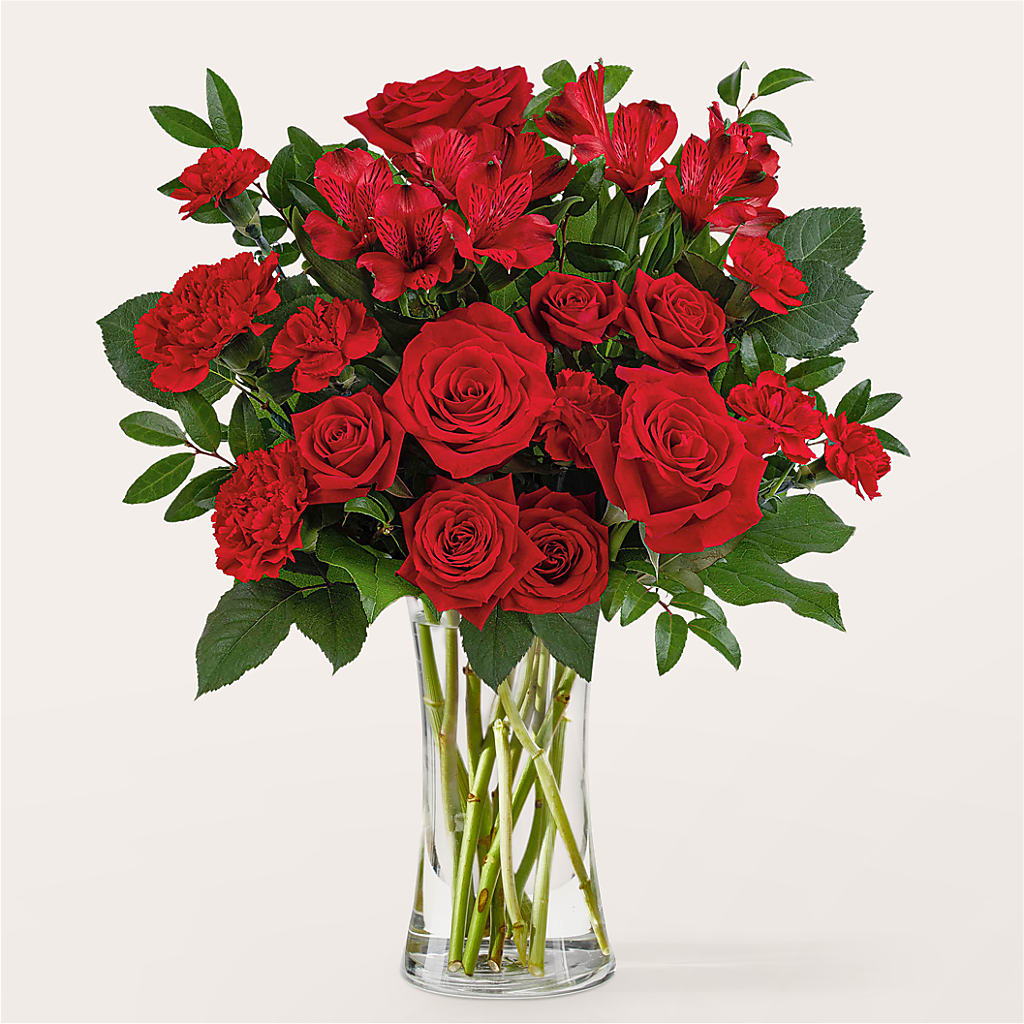 Brilliant Ruby Bouquet – A Floral Gallery, Clayton MO