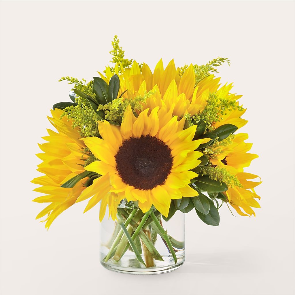 Beaming Sunflower Bouquet – A Floral Gallery, Clayton MO