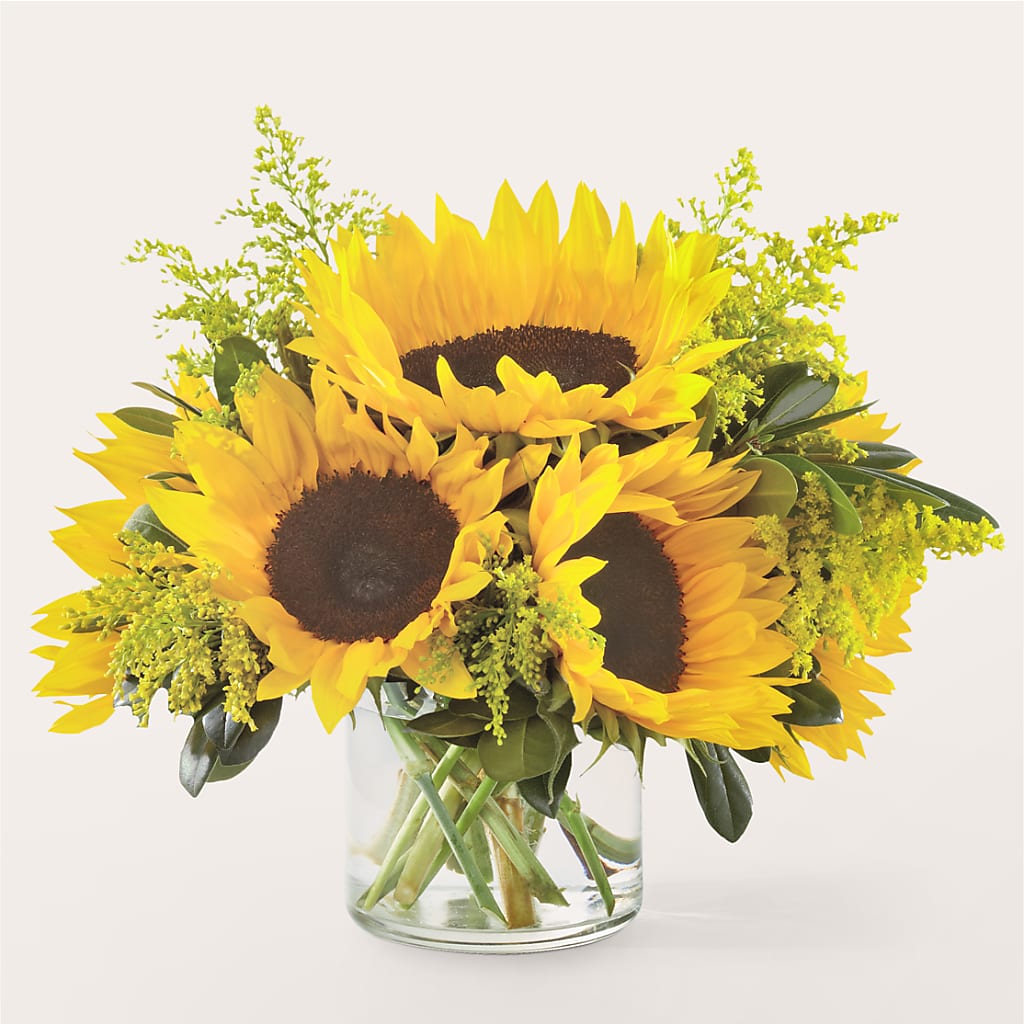Beaming Sunflower Bouquet – A Floral Gallery, Clayton MO