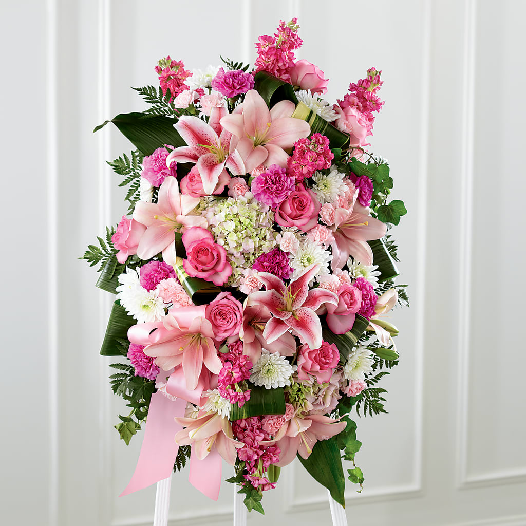 Comforting Standing Spray – A Floral Gallery, Clayton MO
