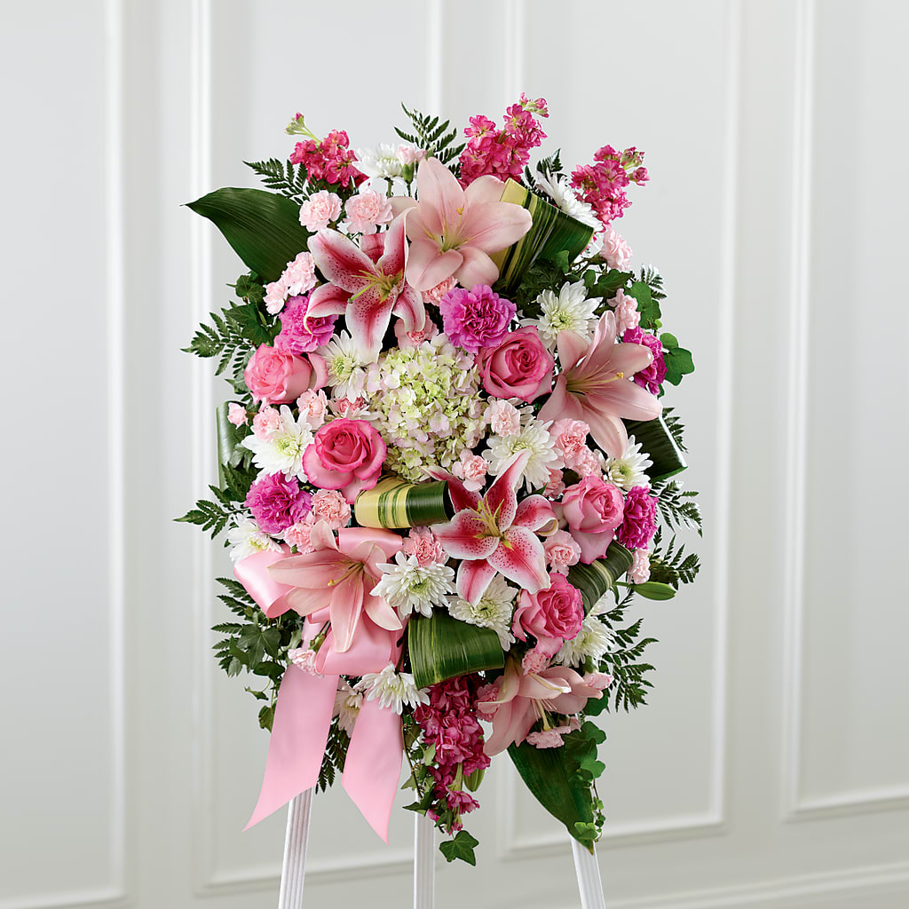 Comforting Standing Spray – A Floral Gallery, Clayton MO