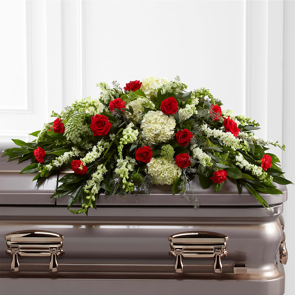 Sincerity Casket Spray – A Floral Gallery, Clayton MO