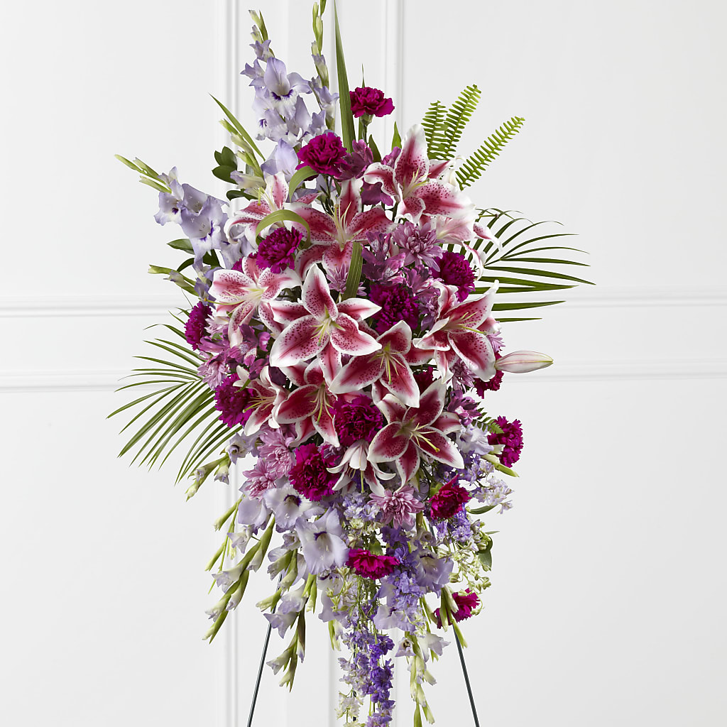 Tender Touch Standing Spray – A Floral Gallery, Clayton MO