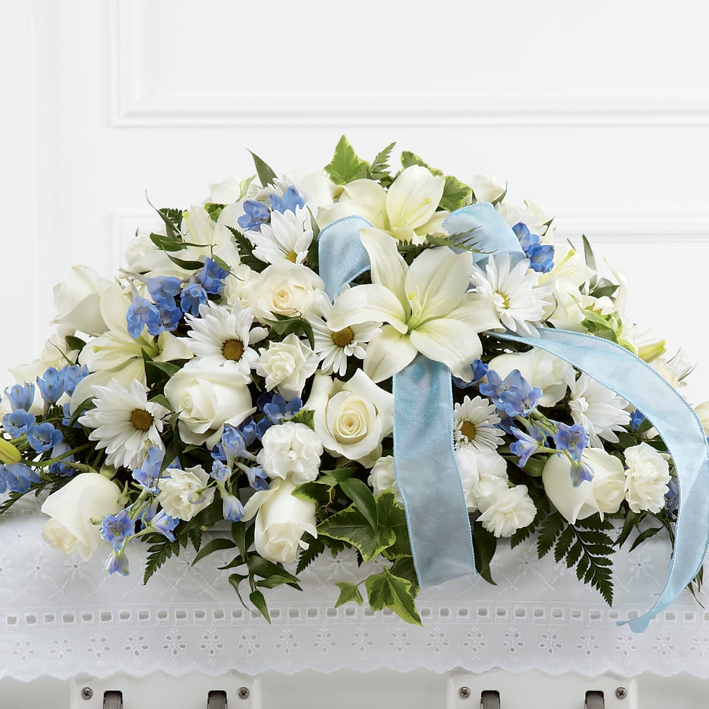 Tender Treasure Casket Spray – A Floral Gallery, Clayton MO