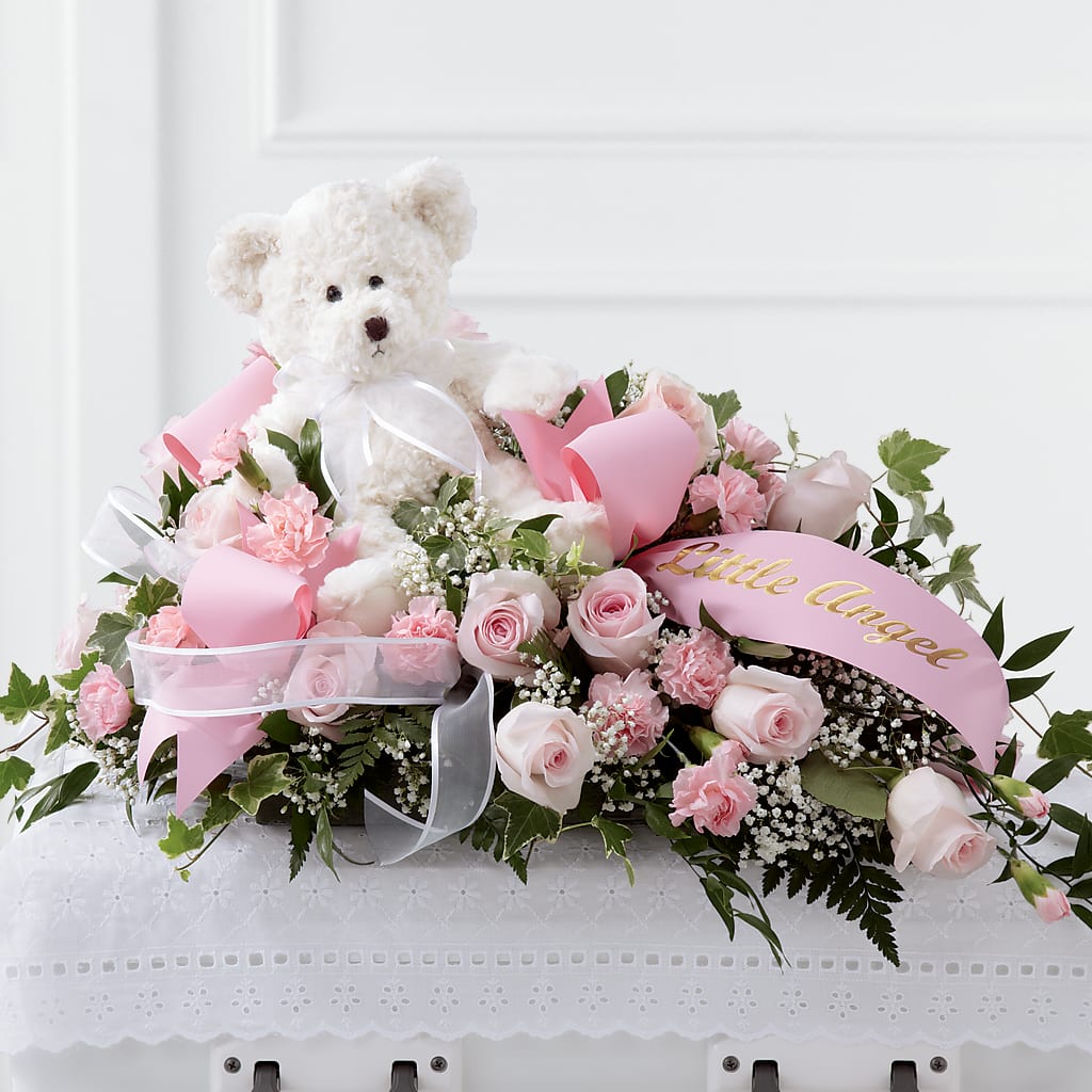 Touch of Sympathy Casket Spray – A Floral Gallery, Clayton MO