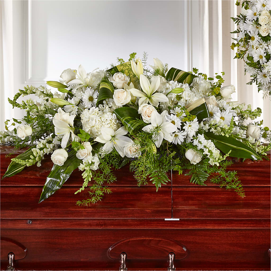 Abundance Casket Spray – A Floral Gallery, Clayton MO