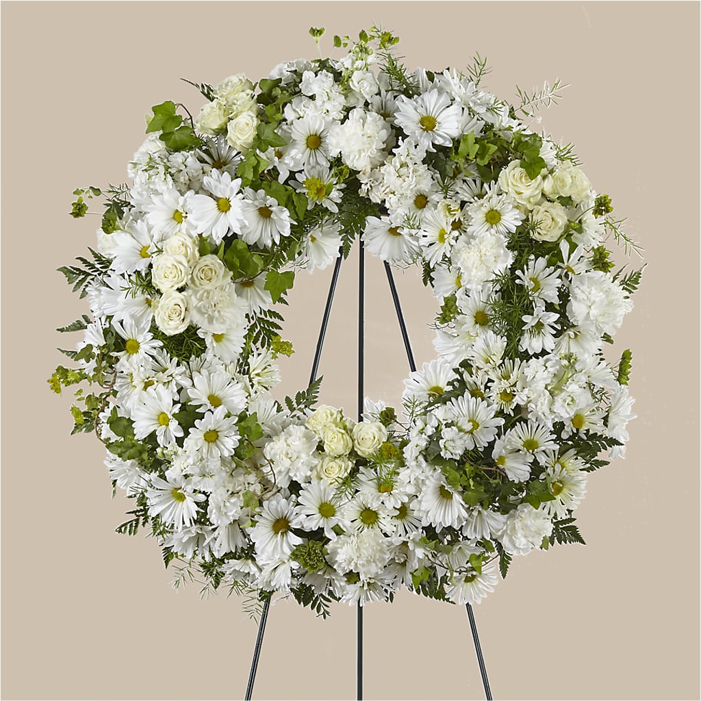 Faithful Wishes Wreath – A Floral Gallery, Clayton MO