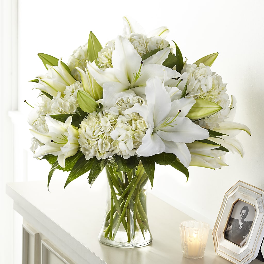 Compassionate Lily Bouquet – A Floral Gallery, Clayton MO