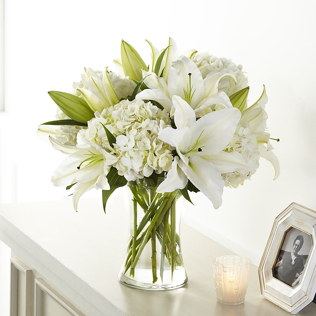 Compassionate Lily Bouquet – A Floral Gallery, Clayton MO