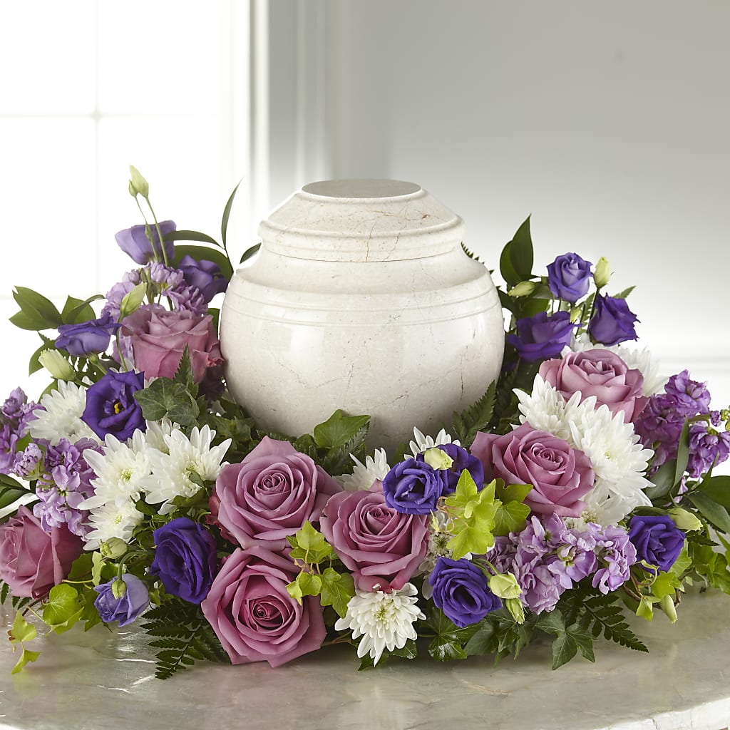 Blooming Sympathy Cremation Adornment – A Floral Gallery, Clayton MO