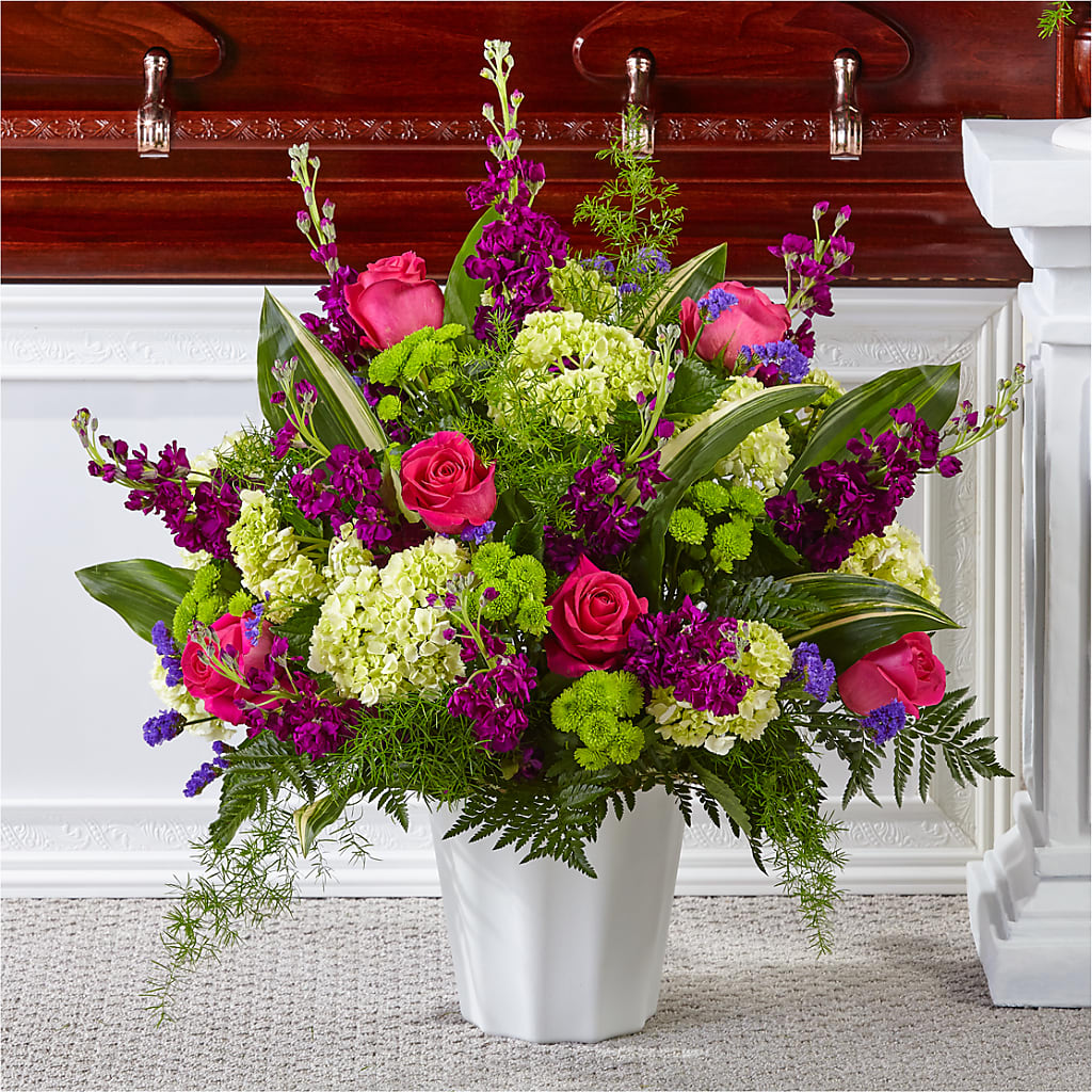 Beautiful Horizons Floor Basket – A Floral Gallery, Clayton MO