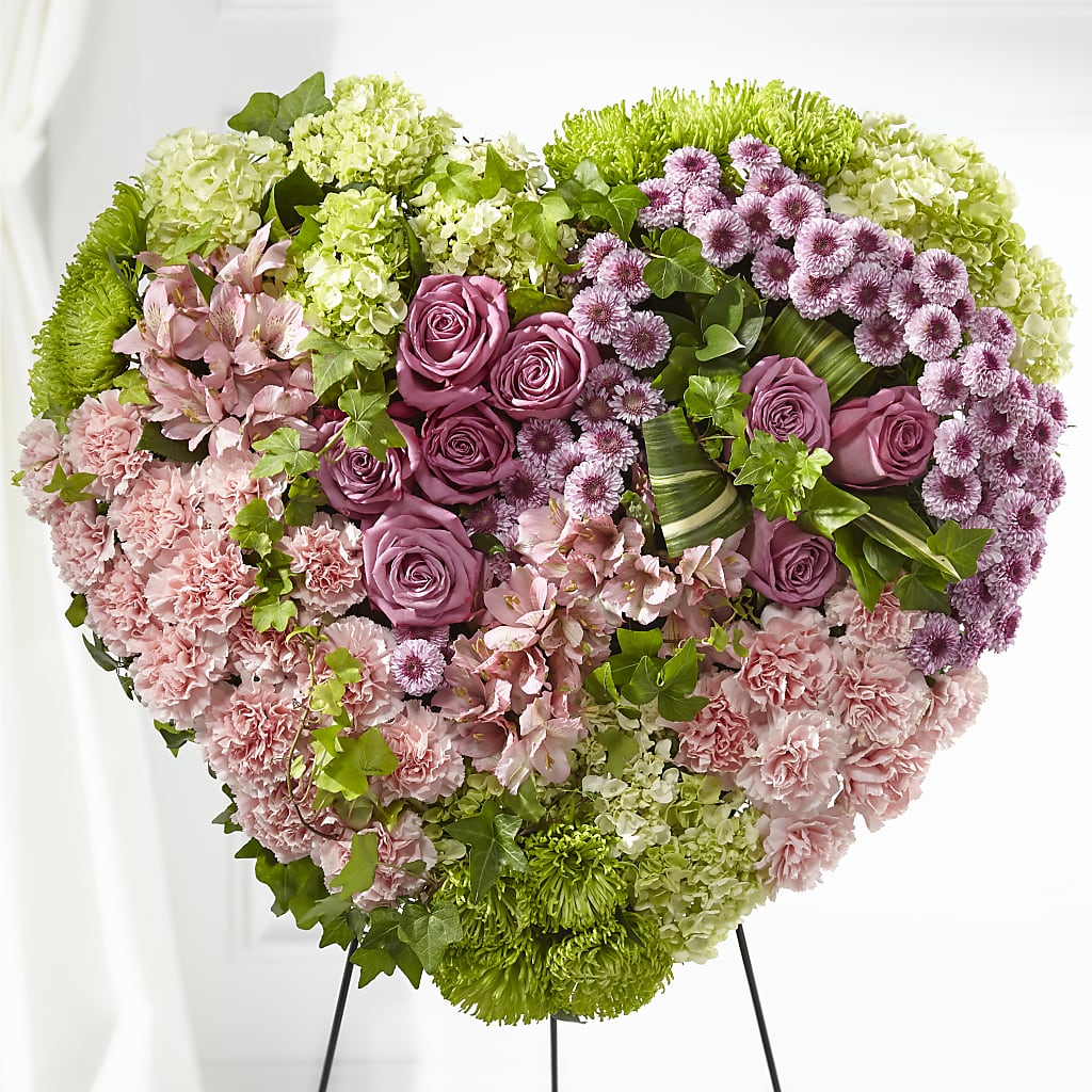 Heartwarming Standing Heart – A Floral Gallery, Clayton MO