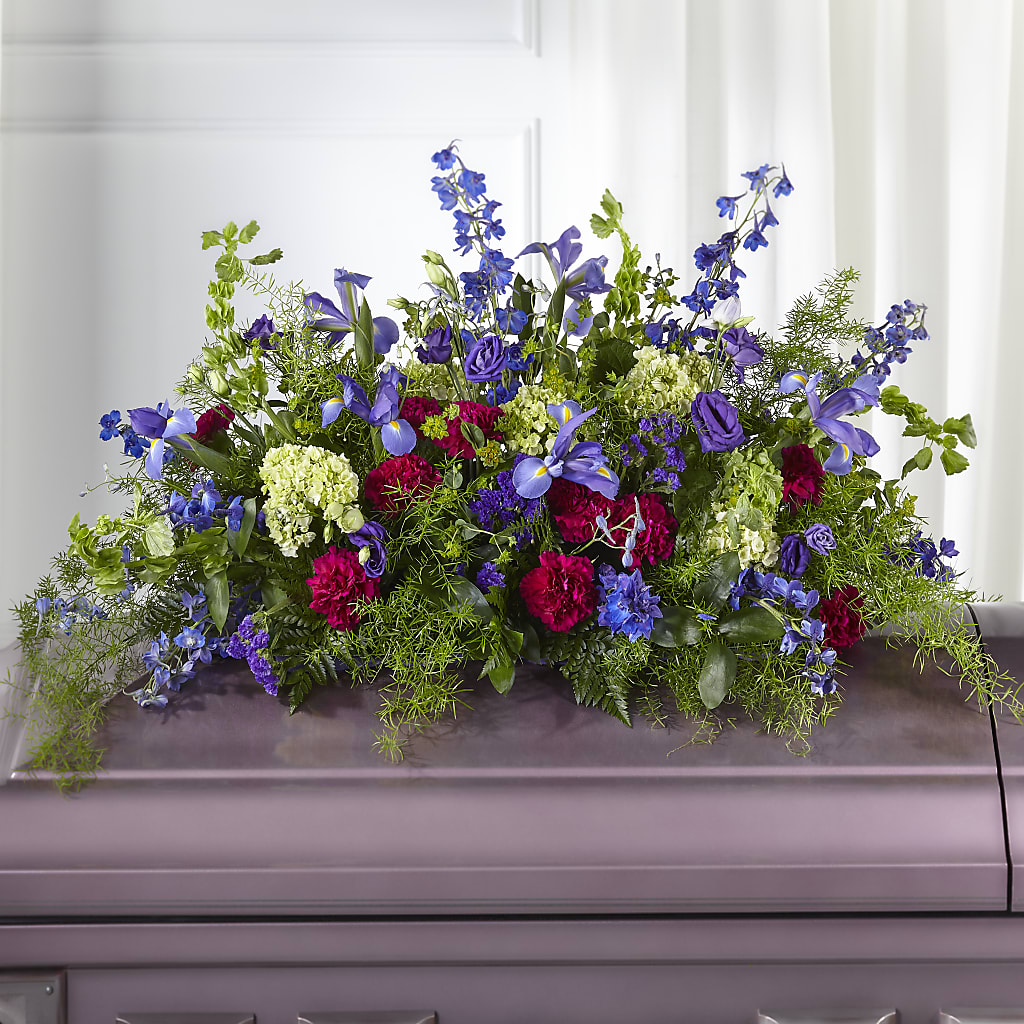Always Treasured Casket Spray – A Floral Gallery, Clayton MO