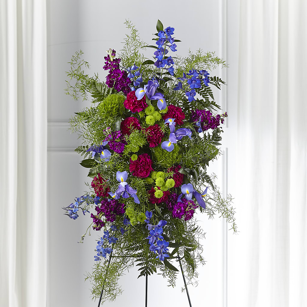 Heavenly Skies Standing Spray – A Floral Gallery, Clayton MO
