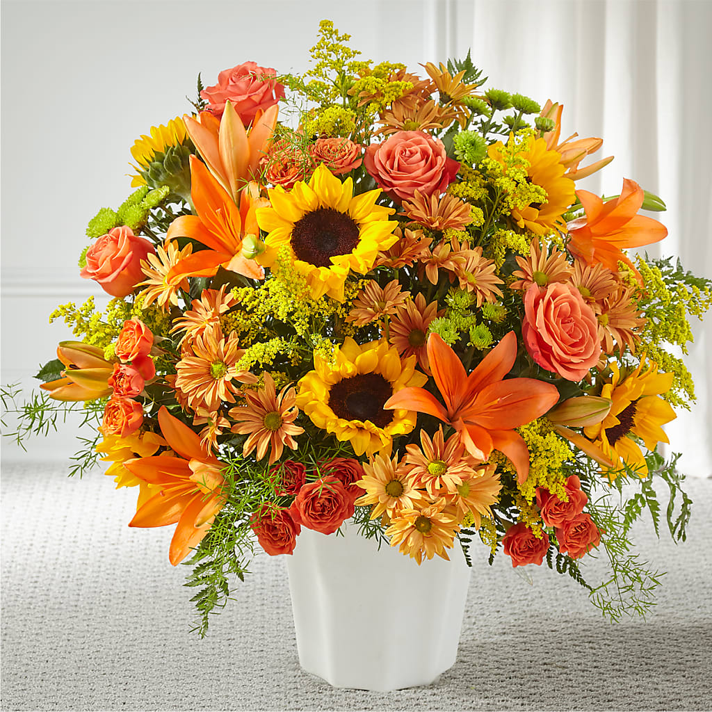 Harvest Thoughts Floor Basket – A Floral Gallery, Clayton MO