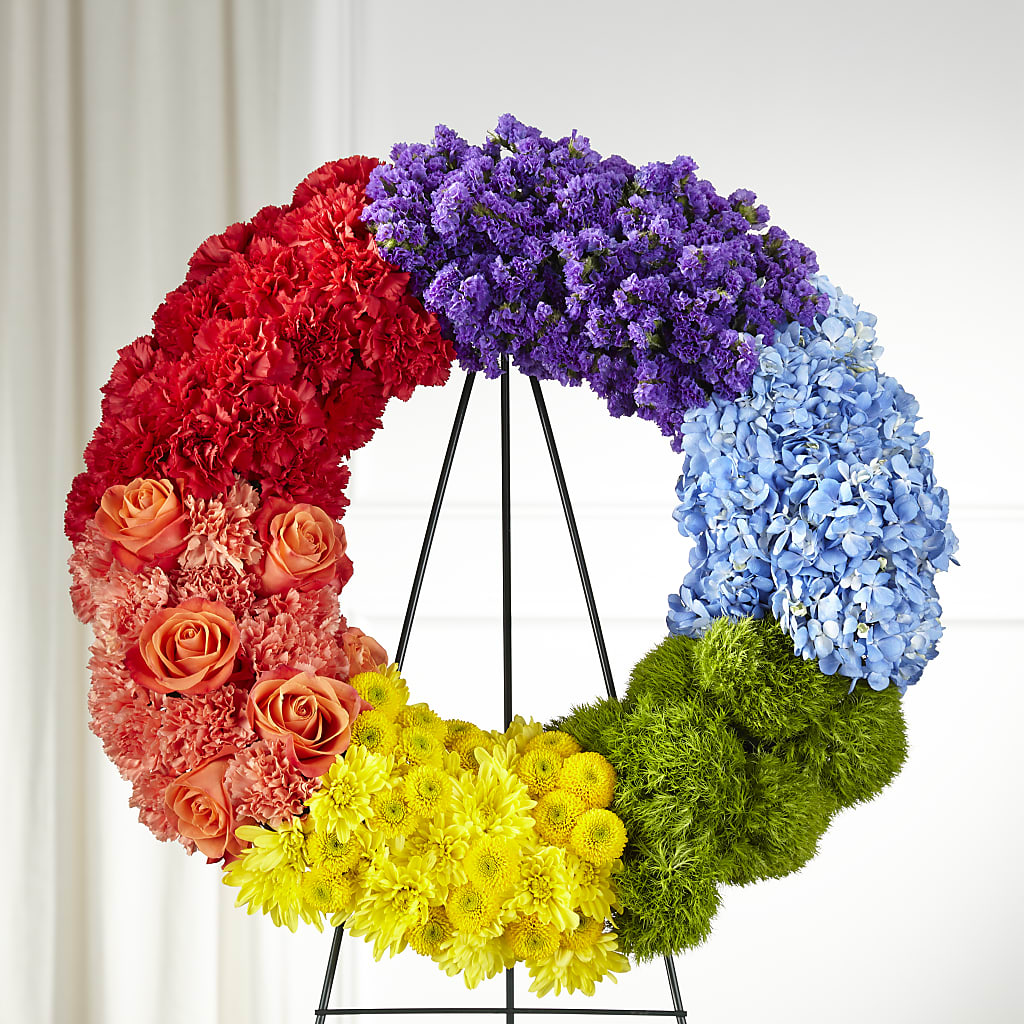 Circle of Love Wreath – A Floral Gallery, Clayton MO