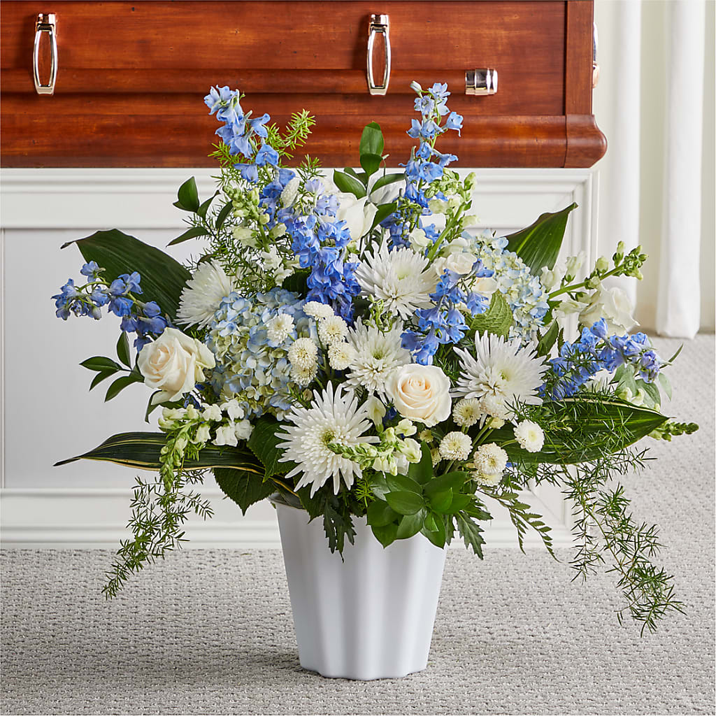 Everlasting Memories Floor Basket – A Floral Gallery, Clayton MO
