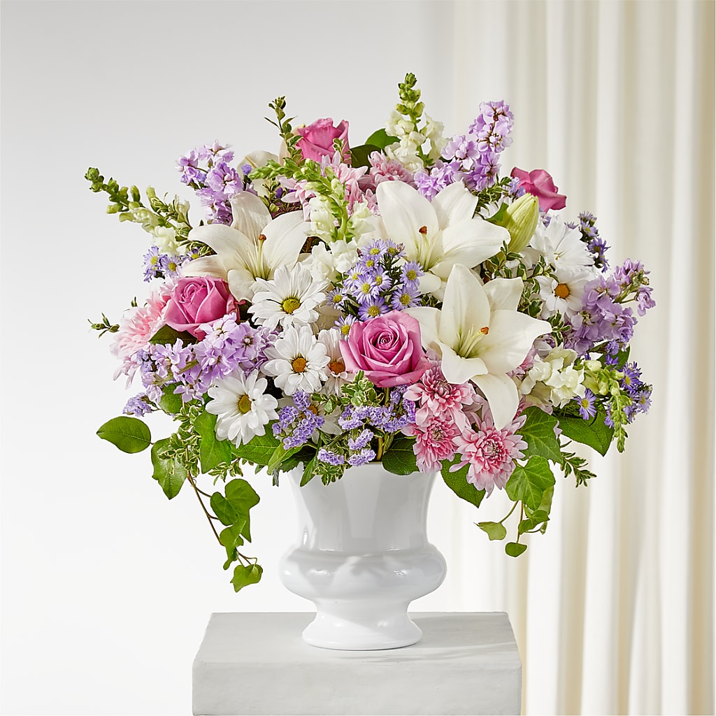 Remarkable Life Urn Arrangement – A Floral Gallery, Clayton MO