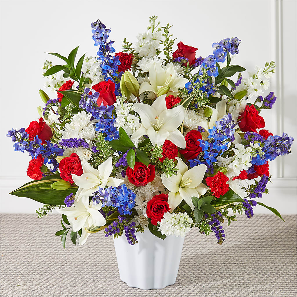 Consoled Floor Basket – A Floral Gallery, Clayton MO