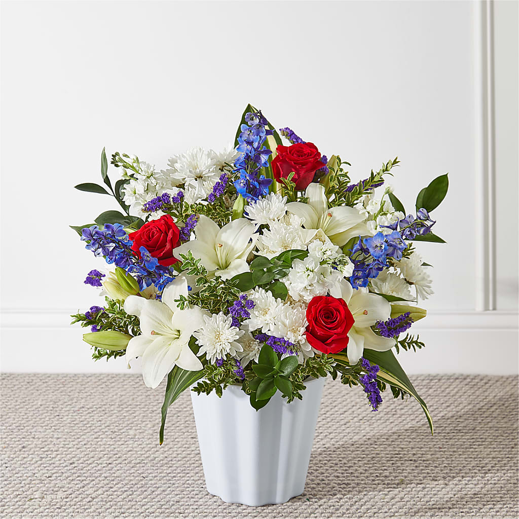 Consoled Floor Basket – A Floral Gallery, Clayton MO