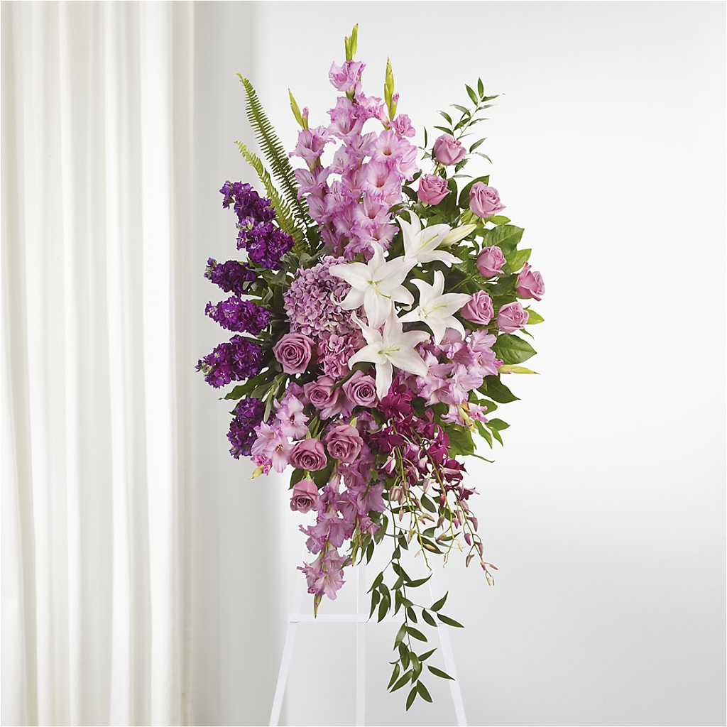 Never Alone Standing Spray – A Floral Gallery, Clayton MO