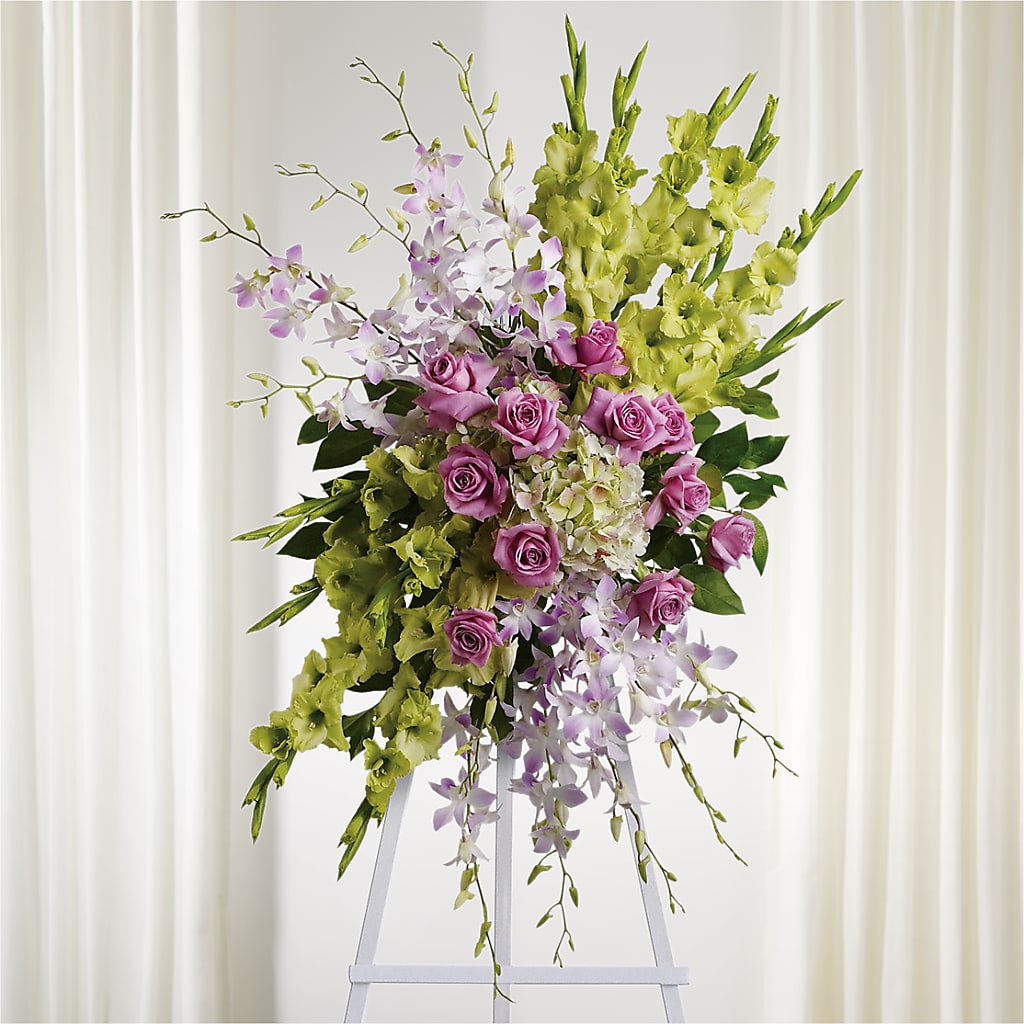 Lasting Legacy Standing Spray – A Floral Gallery, Clayton MO