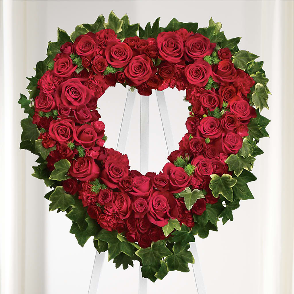 Wholehearted Standing Spray – A Floral Gallery, Clayton MO