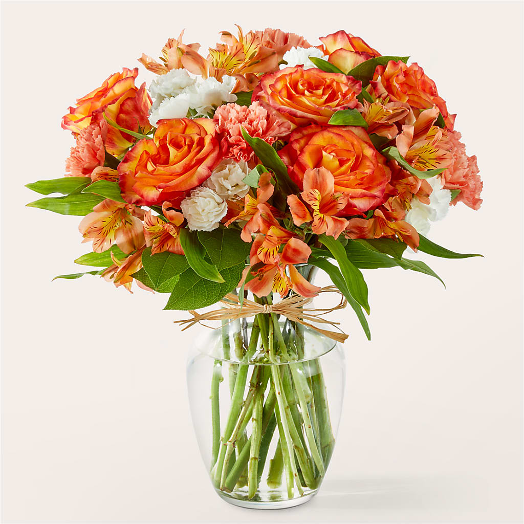 Apricot Glow Bouquet – A Floral Gallery, Clayton MO