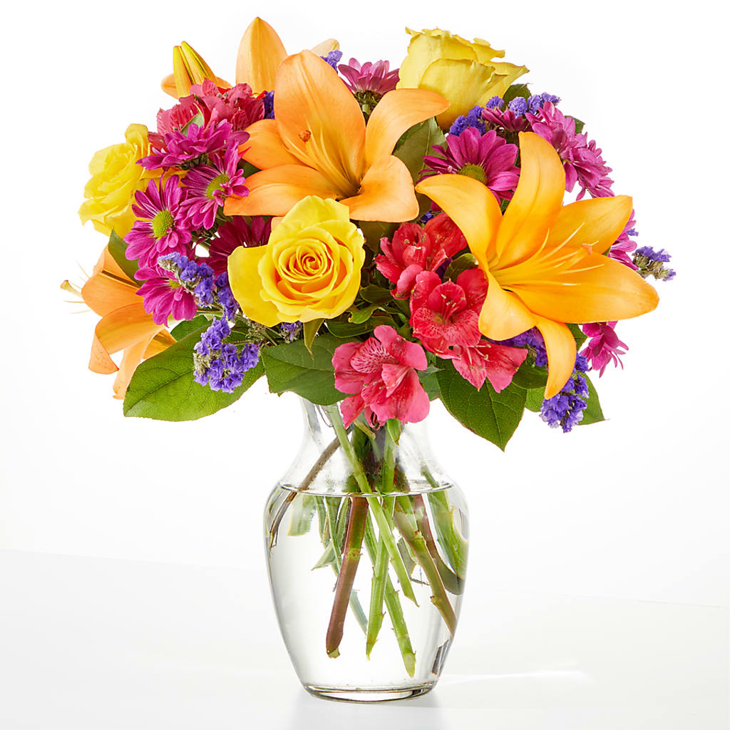 Colorful Visions Bouquet – A Floral Gallery, Clayton MO