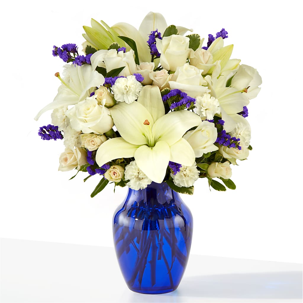 Sapphire Rush Bouquet – A Floral Gallery, Clayton MO