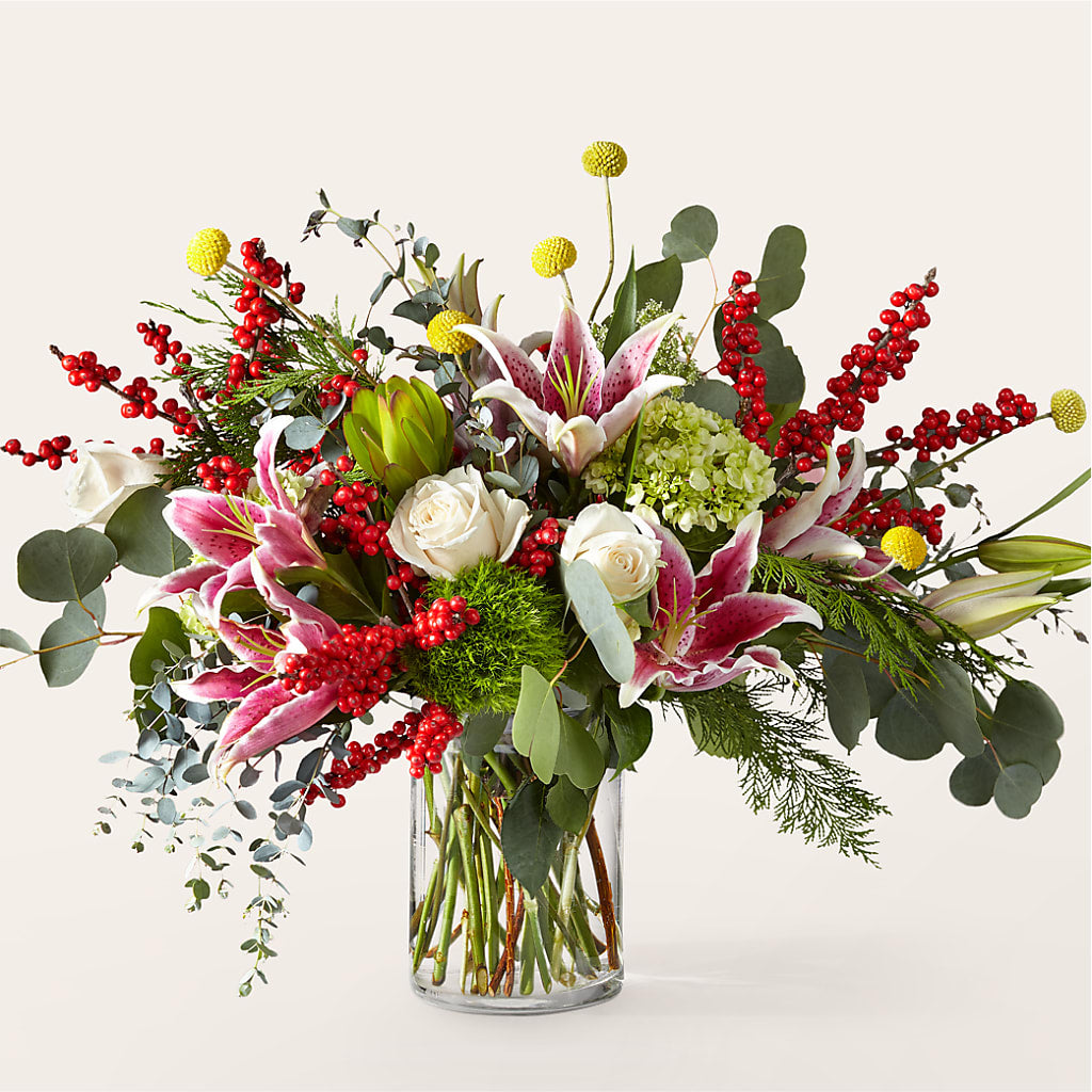 Berry & Bright Bouquet – A Floral Gallery, Clayton MO