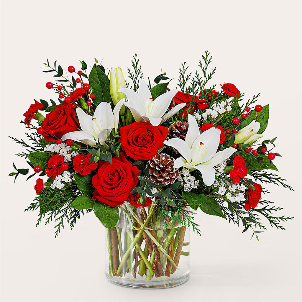 Best in Snow Bouquet – A Floral Gallery, Clayton MO