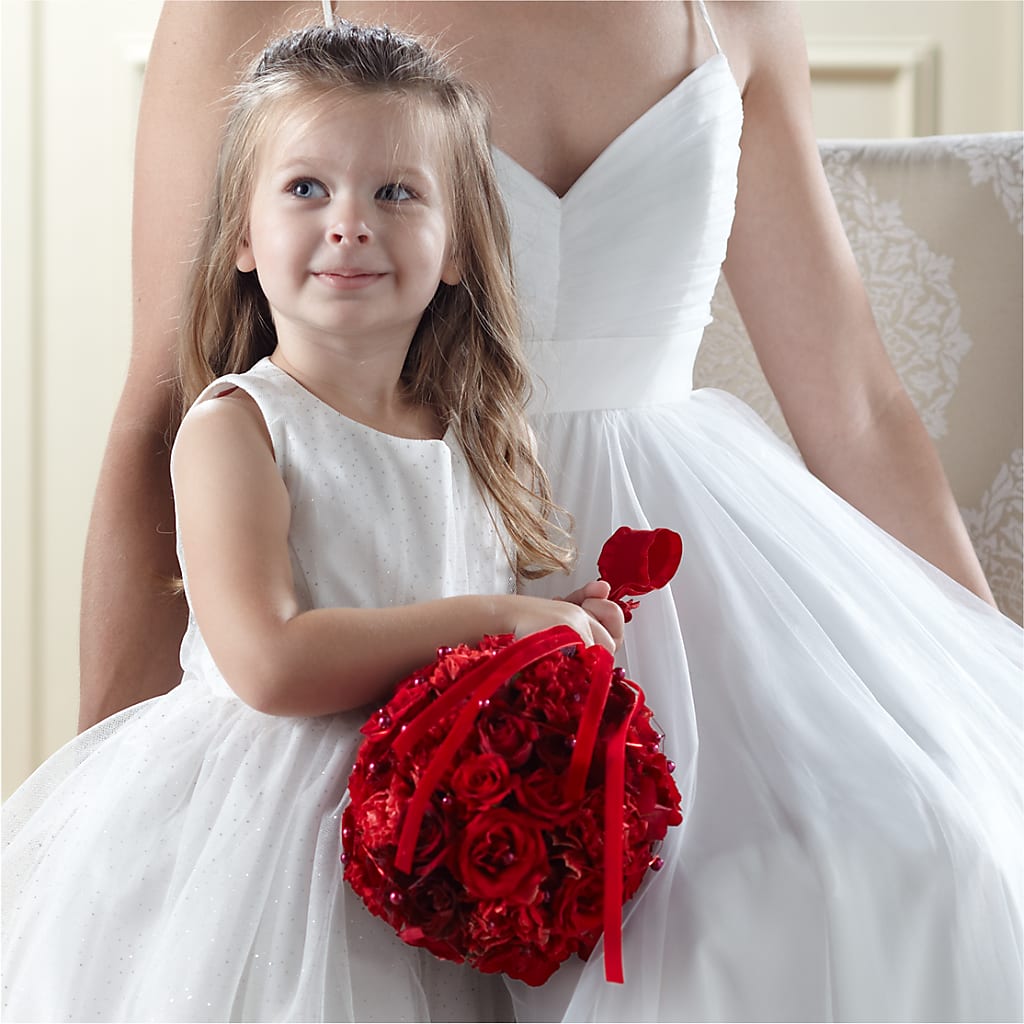 Pure at Heart Flower Girl Arrangement – A Floral Gallery, Clayton MO