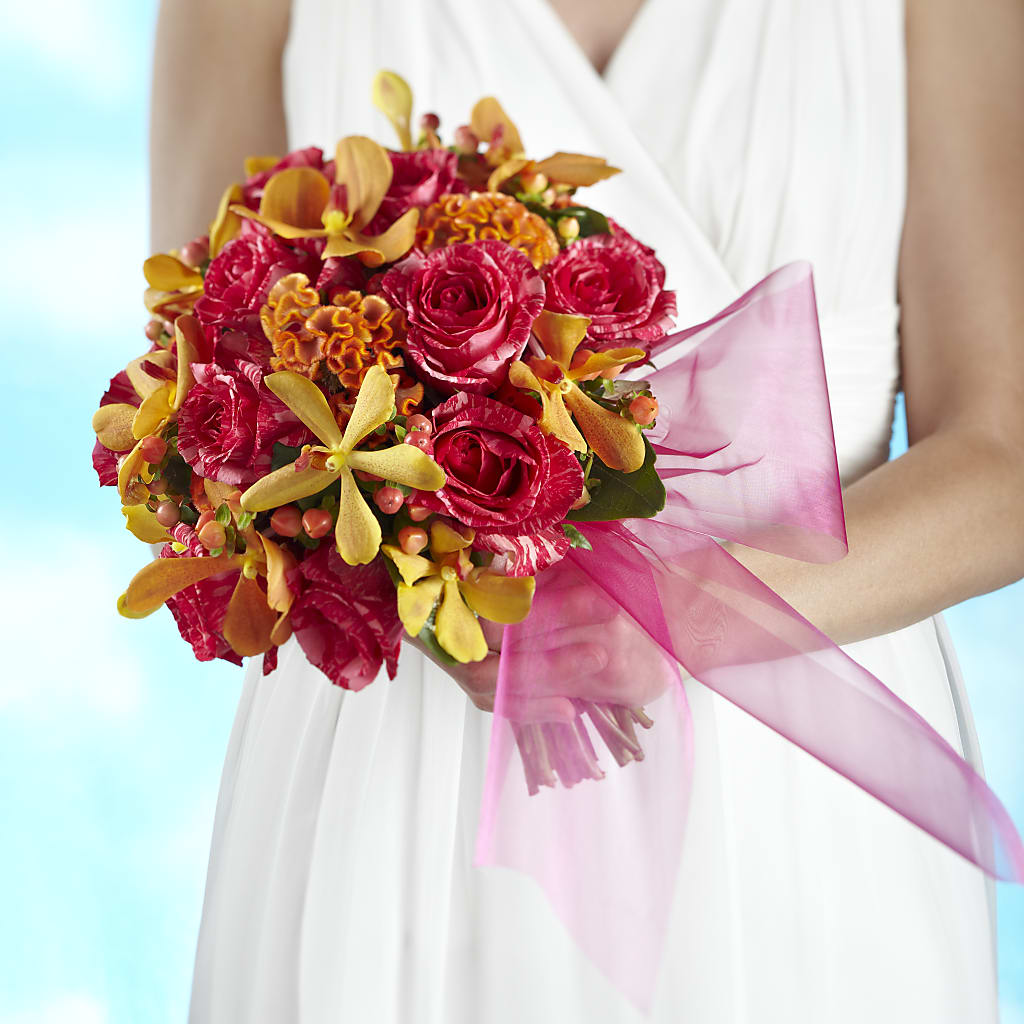 Brilliant Shades of Love Bouquet – A Floral Gallery, Clayton MO