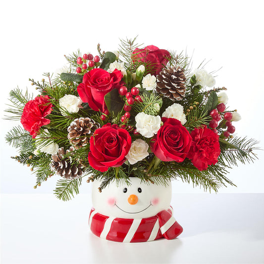 Jolly Snowman Bouquet –  A Floral Gallery, Clayton MO