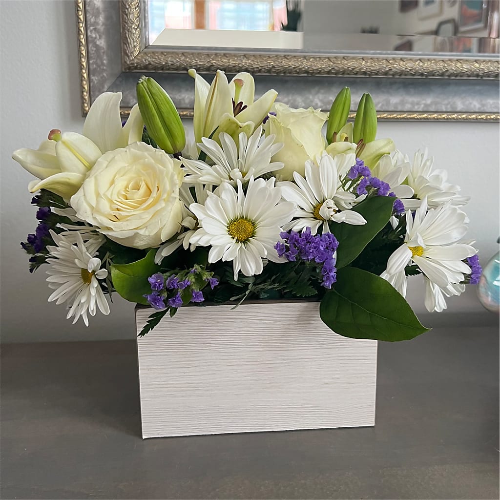 Beyond Blue Box Bouquet –  A Floral Gallery, Clayton MO