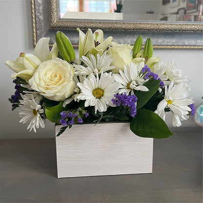 Beyond Blue Box Bouquet –  A Floral Gallery, Clayton MO