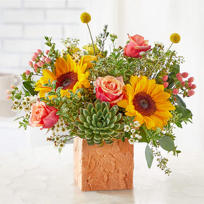 Sunflower Season Bouquet –  A Floral Gallery, Clayton MO