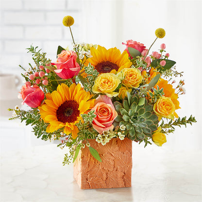 Sunflower Season Bouquet –  A Floral Gallery, Clayton MO