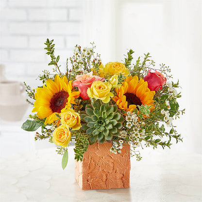 Sunflower Season Bouquet –  A Floral Gallery, Clayton MO
