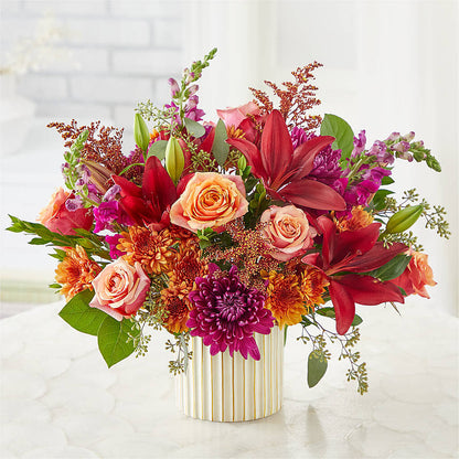Burgundy Landscape Bouquet –  A Floral Gallery, Clayton MO