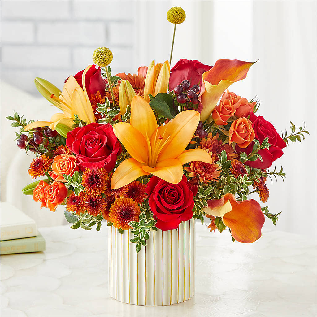 Scarlet Skies Bouquet –  A Floral Gallery, Clayton MO