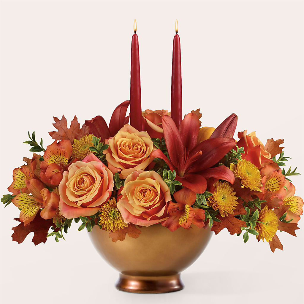Harvest Table Centerpiece –  A Floral Gallery, Clayton MO