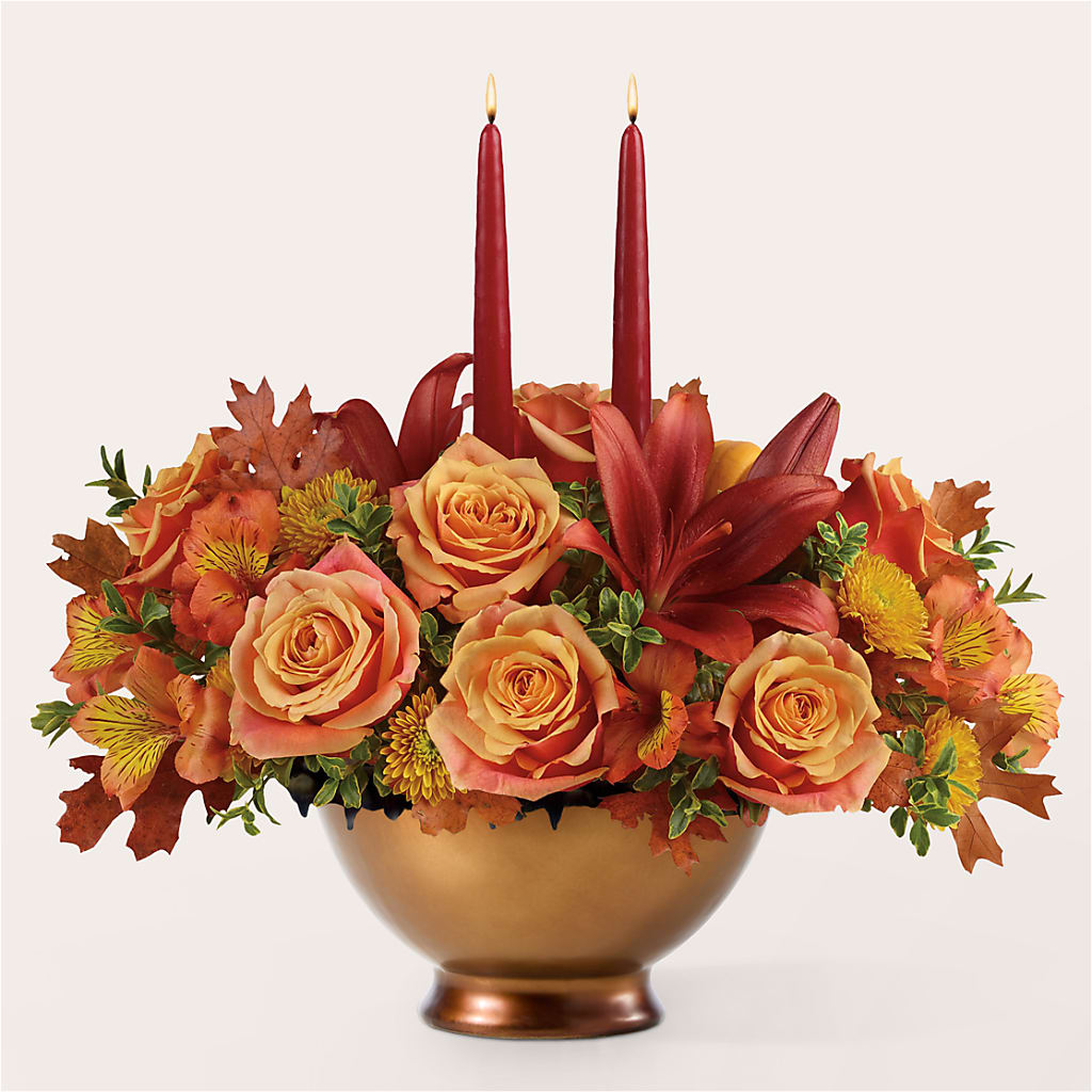 Harvest Table Centerpiece –  A Floral Gallery, Clayton MO