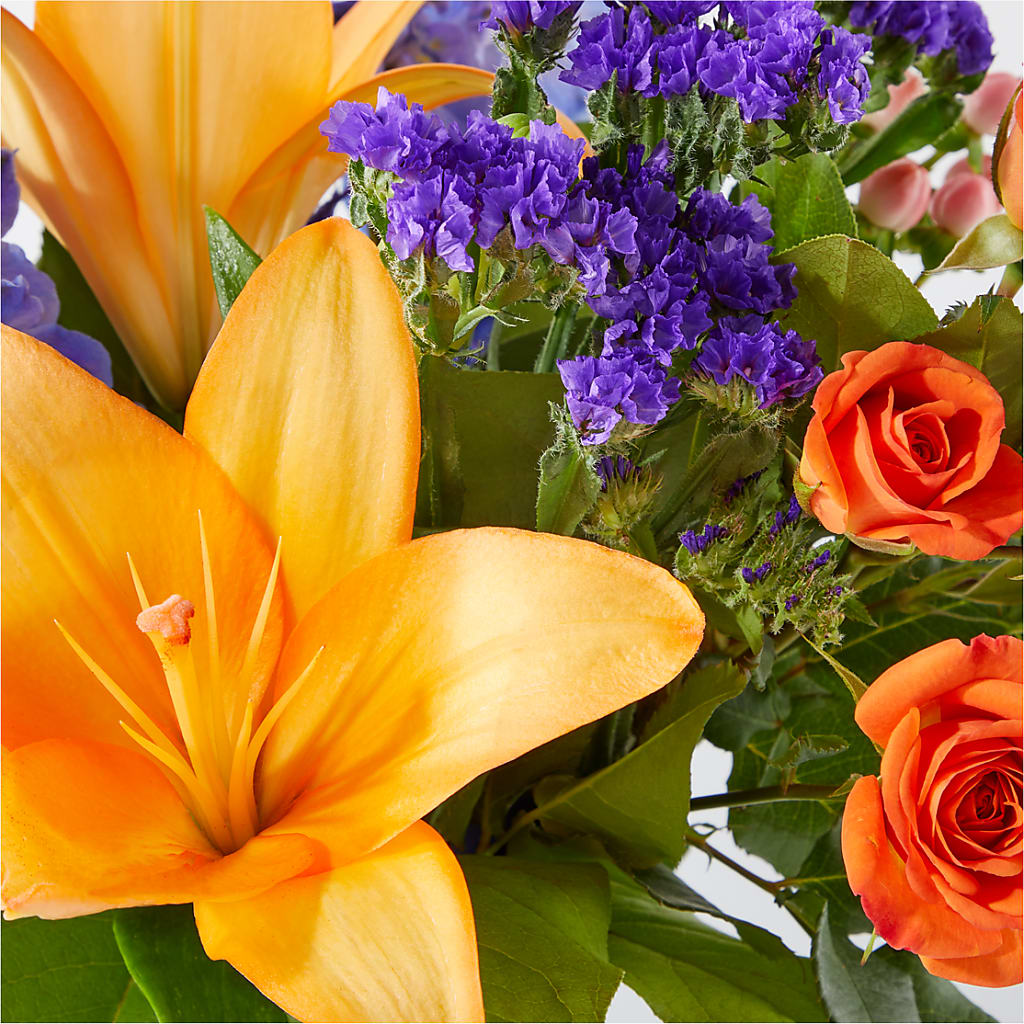 Radiant Citrus Bouquet –  A Floral Gallery, Clayton MO